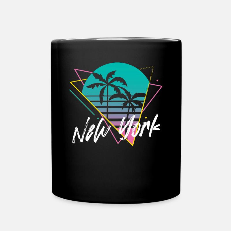 New York - Tasse einfarbig - Schwarz
