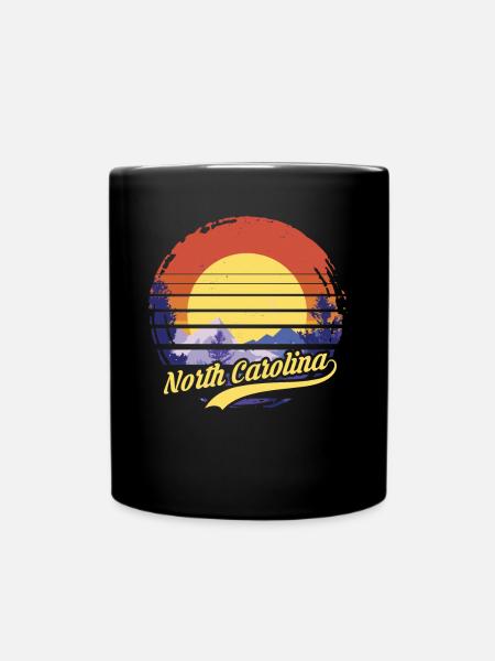 North Carolina - Tasse einfarbig - Schwarz