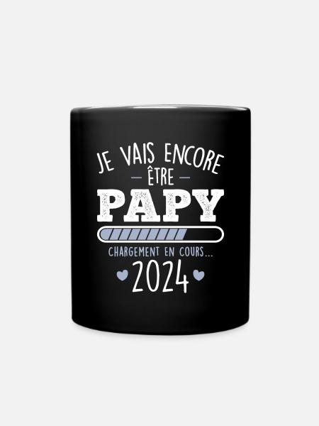 Encore Grandpa 2024 Gift New Birth Grandpa - Full Colour Mug - black