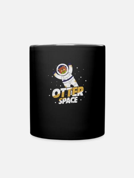 Otter - Tasse einfarbig - Schwarz