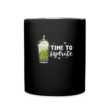 Bubble Tea Boba Tea Kawaii Geschenk - Tasse einfarbig - Schwarz - Vorne