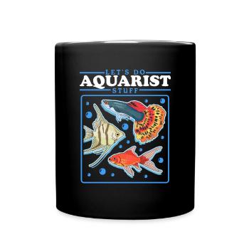 Aquarium Aquariist Aquaristics Ornemental Fish Gift - Mug uni - noir - Devant