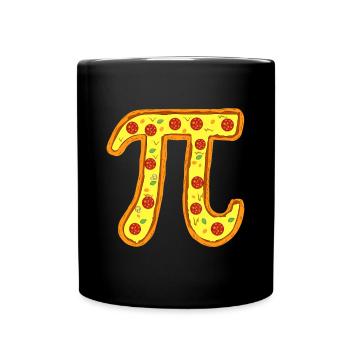 Pi Day, Toddler Math Teacher Gift Funny - Full Colour Mug - black - Front