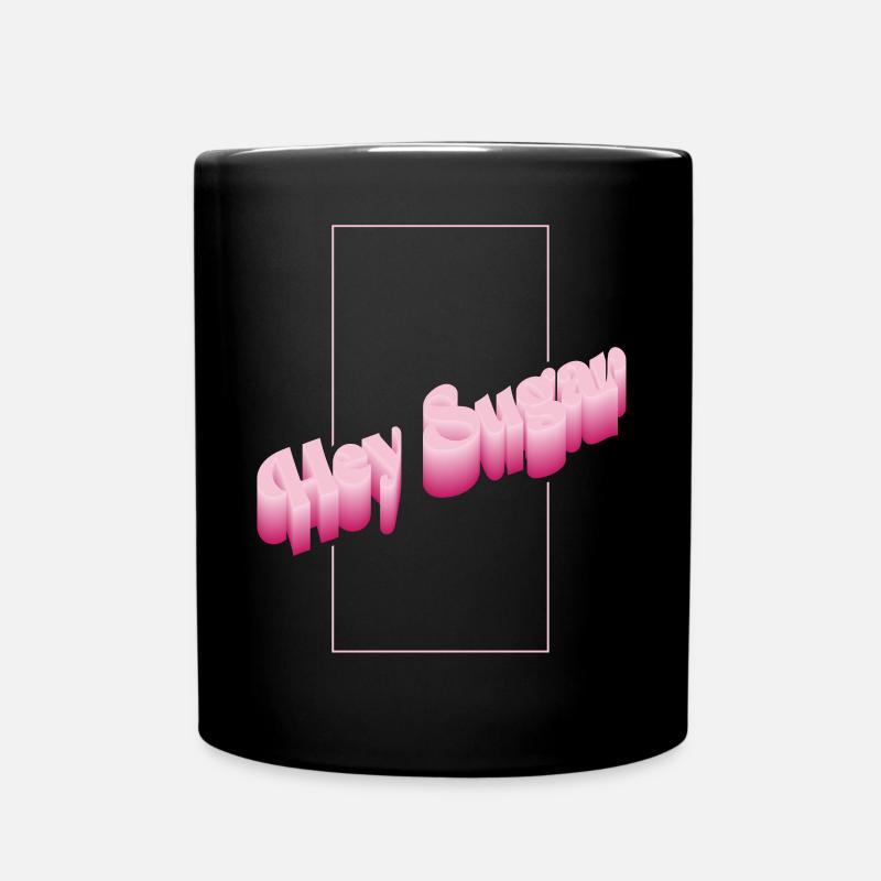 Hey Sugar - Mug uni - noir