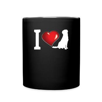 Dog Golden Retriever Dog Owner - Full Colour Mug - black - Front