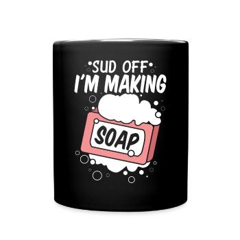 Fabrication de savon, savonnier, savonologue - Mug uni - noir - Devant