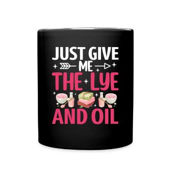Soap Making, Soap Maker, Soapologist - Full Colour Mug - black - Front