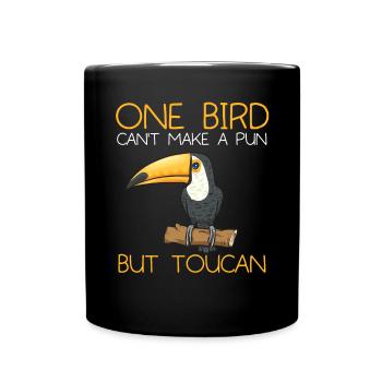 Toucan Bird Rainforest - Full Colour Mug - black - Front
