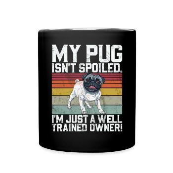 Pug Gifts for Pug Lovers - Tasse einfarbig - Schwarz - Vorne