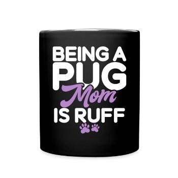 Pug Gifts for Pug Lovers - Tasse einfarbig - Schwarz - Vorne