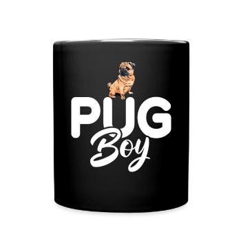 Pug Gifts for Pug Lovers - Full Colour Mug - black - Front