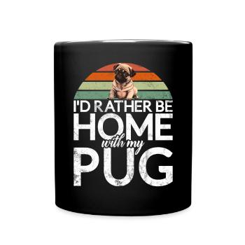 Pug Gifts for Pug Lovers - Tasse einfarbig - Schwarz - Vorne