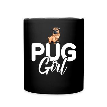 Pug Gifts for Pug Lovers - Tasse einfarbig - Schwarz - Vorne