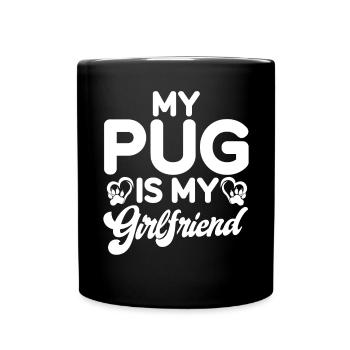 Pug Gifts for Pug Lovers - Tasse einfarbig - Schwarz - Vorne