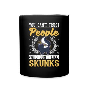 Skunk Lover - Full Colour Mug - black - Front