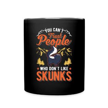 Skunk Lover - Full Colour Mug - black - Front