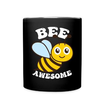 Bee Awesome - Mug uni - noir - Devant