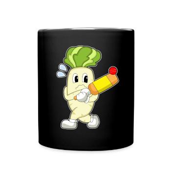 Radish Cricket Cricket Bats - Full Colour Mug - black - Front