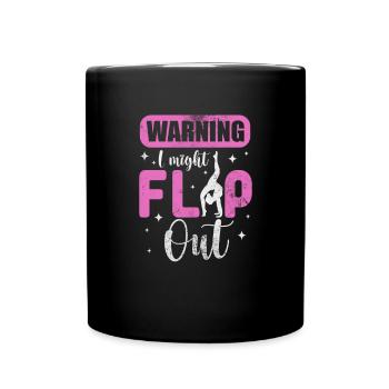 Cheerleader Cheerleading Sport Gymnastics Gift - Full Colour Mug - black - Front