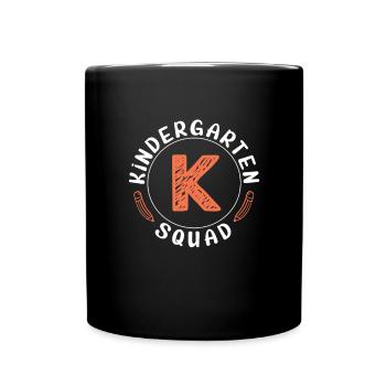 Kindergarten Child School Enrollment School Gift - Full Colour Mug - black - Front