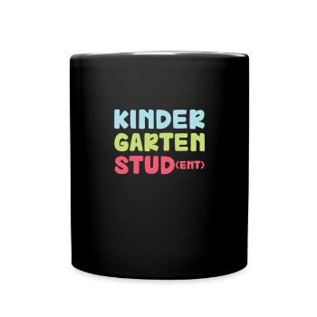 Kindergarten Child School Enrollment School Gift - Full Colour Mug - black - Front