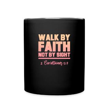 Bible Bible Versets chrétiens Don de Jésus - Mug uni - noir - Devant