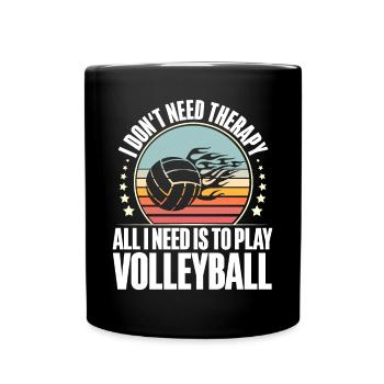 Volleyball - Full Colour Mug - black - Front