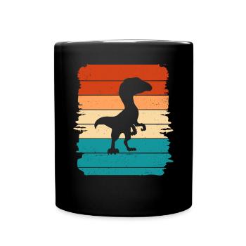 Dino - Tasse einfarbig - Schwarz - Vorne