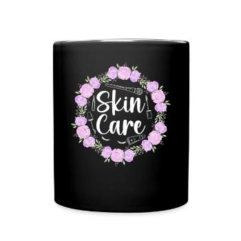 Cute Esthetician Skincare - Tasse einfarbig - Schwarz - Vorne
