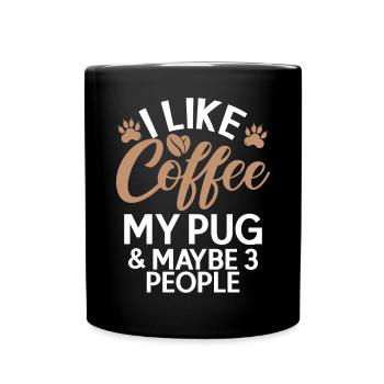Cadeaux de carlin pour les amateurs de carlins - Mug uni - noir - Devant