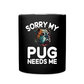 Cadeaux de carlin pour les amateurs de carlins - Mug uni - noir - Devant