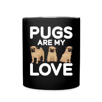 Cadeaux de carlin pour les amateurs de carlins - Mug uni - noir - Devant