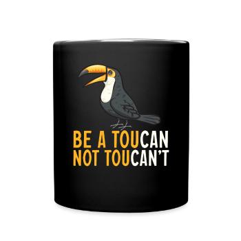 Toucan Bird Rainforest - Full Colour Mug - black - Front