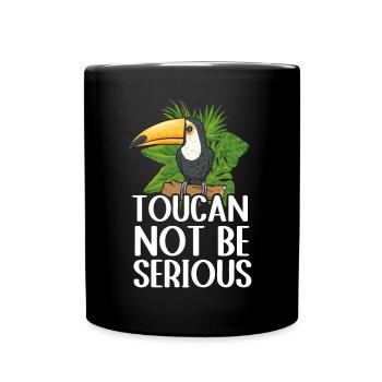 Toucan Bird Rainforest - Full Colour Mug - black - Front