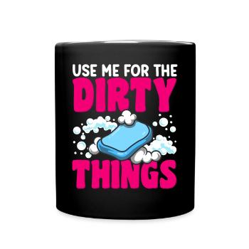 Fabrication de savon, savonnier, savonologue - Mug uni - noir - Devant