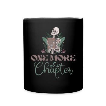 Juste un chapitre de plus Livre Ver Dicton - Mug uni - noir - Devant
