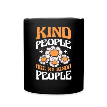 Les gens gentils sont mon genre de peuple - Mug uni - noir - Devant
