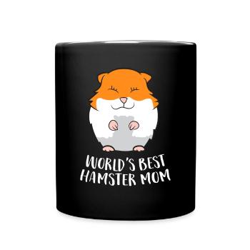 Le meilleur cadeau de maman hamster drôle de maman hamster au monde - Mug uni - noir - Devant