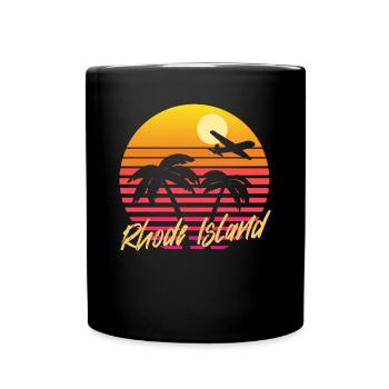Rhode Island - Full Colour Mug - black - Front