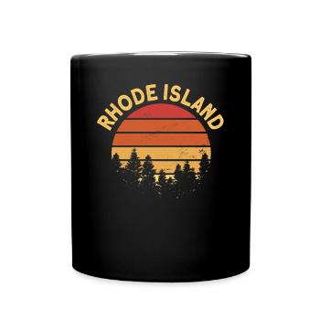 Rhode Island - Full Colour Mug - black - Front