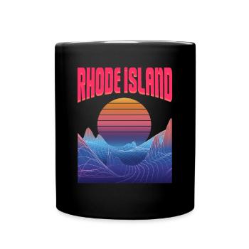 Rhode Island - Full Colour Mug - black - Front