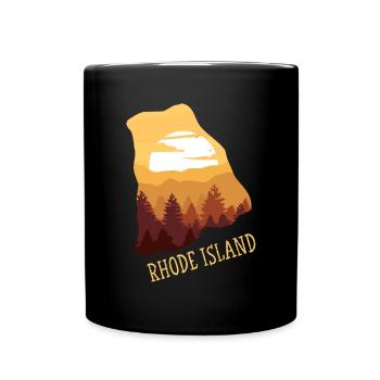 Rhode Island - Full Colour Mug - black - Front