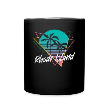 Rhode Island - Full Colour Mug - black - Front