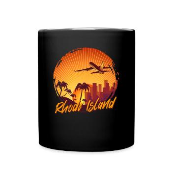 Rhode Island - Full Colour Mug - black - Front