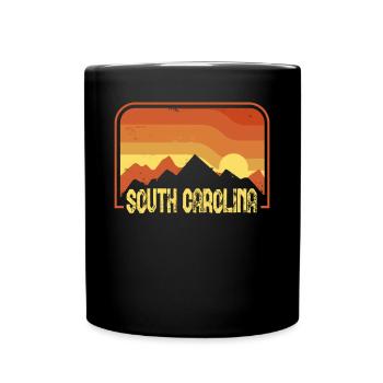 South Carolina - Tasse einfarbig - Schwarz - Vorne