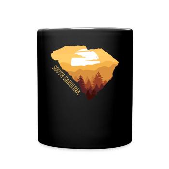 South Carolina - Tasse einfarbig - Schwarz - Vorne