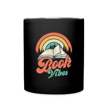 Coole Bücher Lesebuchliebhaber Alphabetisierung Bibliothekar - Tasse einfarbig - Schwarz - Vorne