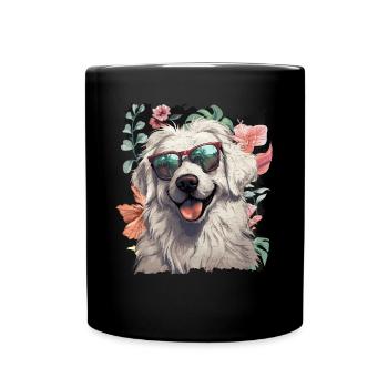 Maremma Abruzzo Shepherd Dog - Full Colour Mug - black - Front