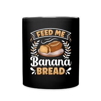Drôle de vêtements de cuisson au pain aux bananes - Mug uni - noir - Devant