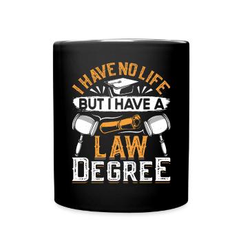 Doctorat Grand Diplôme - Mug uni - noir - Devant